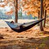 Outdoor Hammock Patchwork Color Anti-Rollover Wide Design Moisture-Proof Pad Outdoor Sleeping Hammock Color-Blocking Resting Equipment