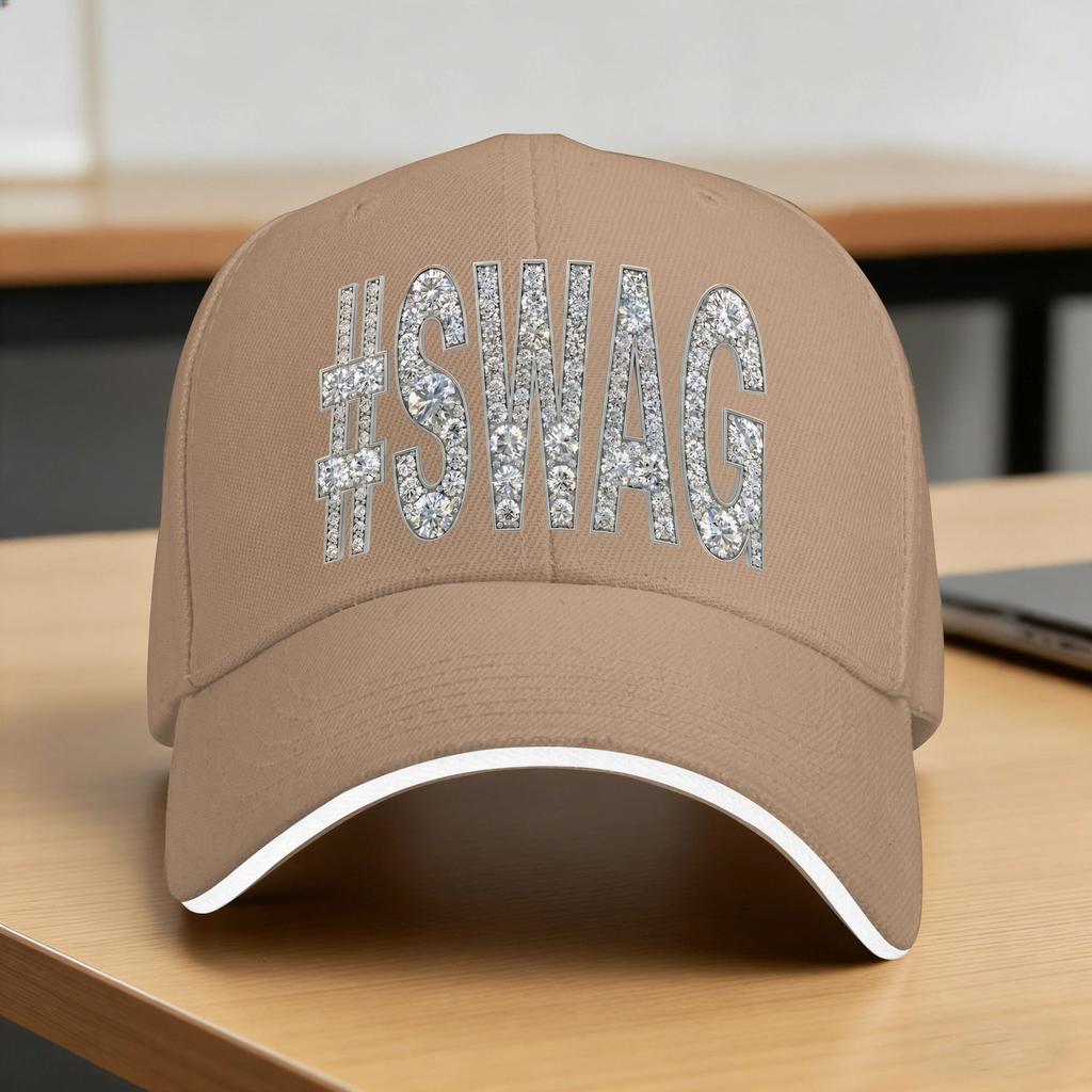 #Swag Baseball Cap Running Hippie Sunscreen Trucker Hat Female Male Fashion Design Baseball Caps