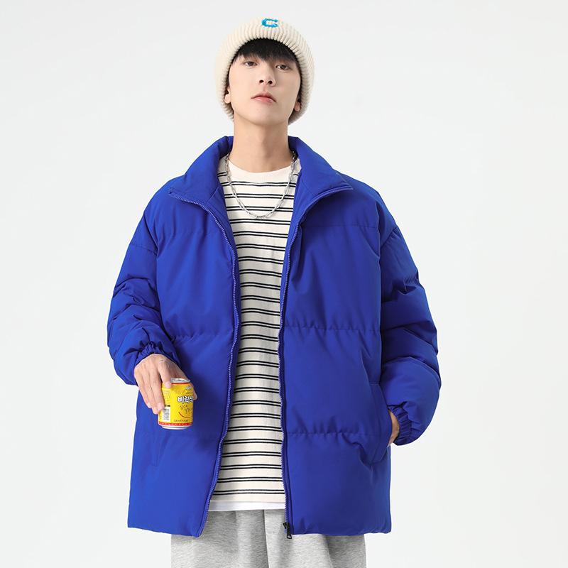 Stand-up Collar Cotton-padded Clothes for Men and Women of the Same Style, Winter New Thickened Down Cotton-padded Jackets, Couples' Cotton-padded