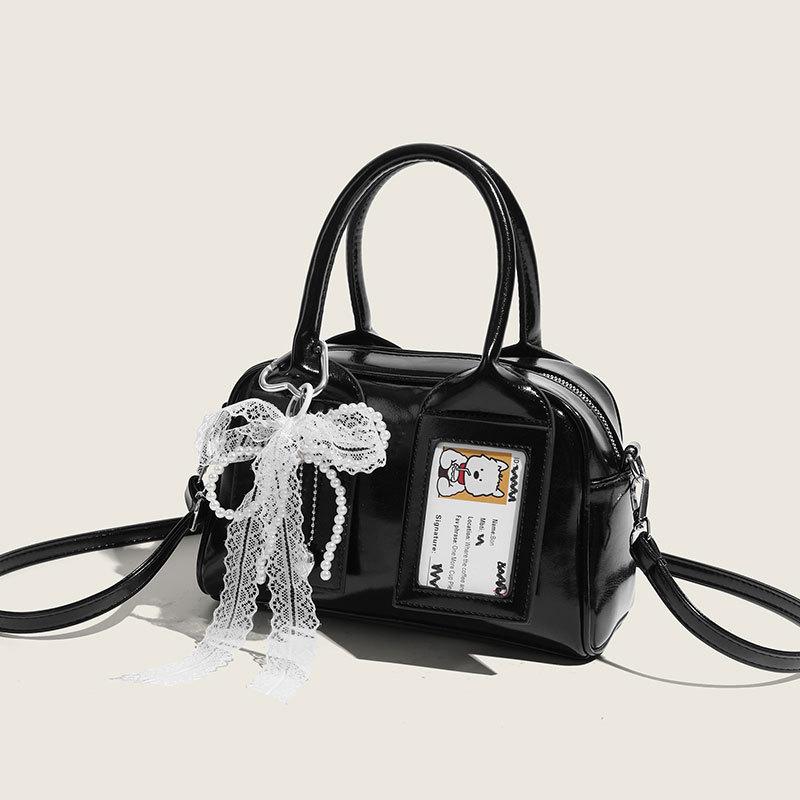 2025 New Small Square Bag Autumn Winter Versatile Crossbody Women's Bag Handheld Boston Fashion High-end Pillow Bag