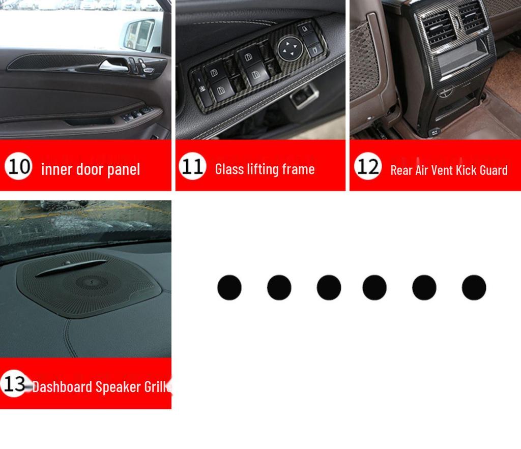 Mercedes GLE/GL/GLS/ML Carbon Fiber Air Vent Sticker