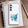 Whale Fall-Art Phone Case For Samsung Galaxy A73,A21s,A22,A31,A52,A53,A71,A41Soft Black Shell