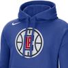 Nike NBA Los Angeles Clippers Fleece Pullover Hoodie Blue Men Streetwear DN8633-495