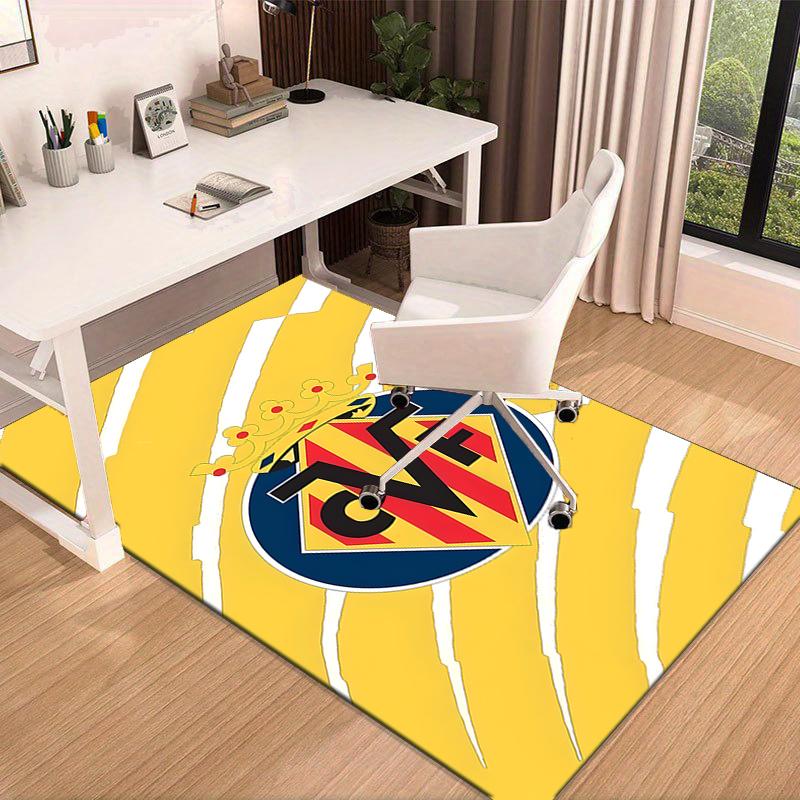 1PC CF Football Emblem Rug Game Carpet, Floor Mat for Bedroom Living Room Entryway Rug, Home Decor Idea Gift for Christmas birthday