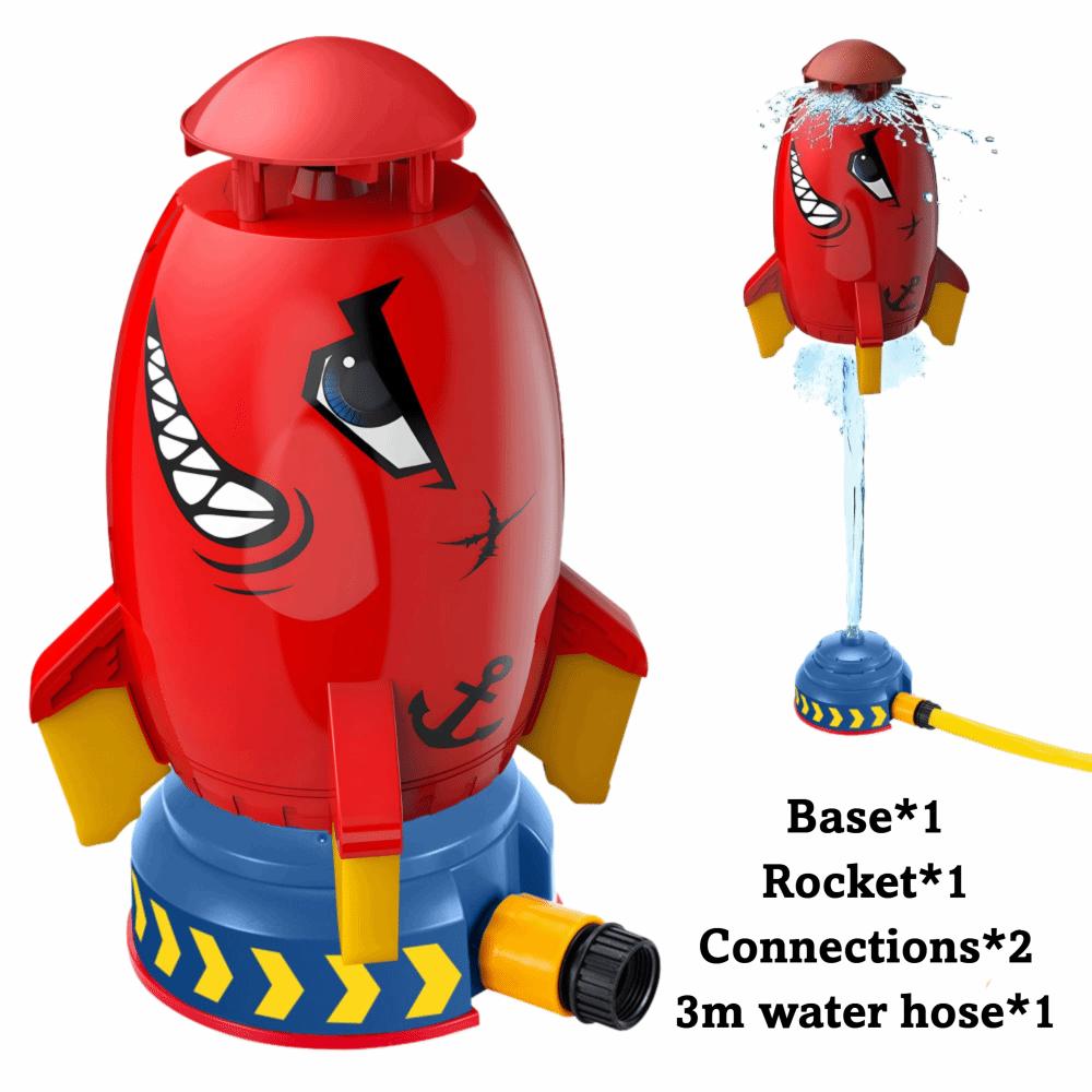 

с Базой и Подъемными Разбрызгивателями Игрушки для Детей Водная Игра Игрушка-Распылитель Летний Сад Газоны Игрушки красный