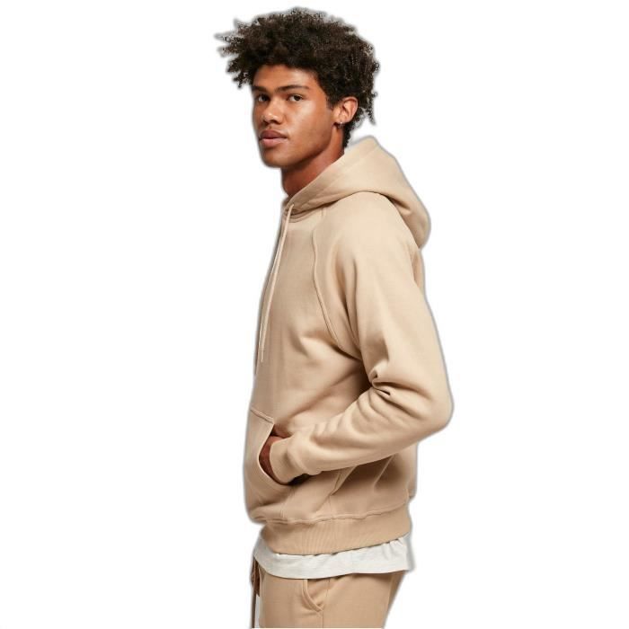 Sweatshirt à capuche Urban Classics Blank - beige - XL