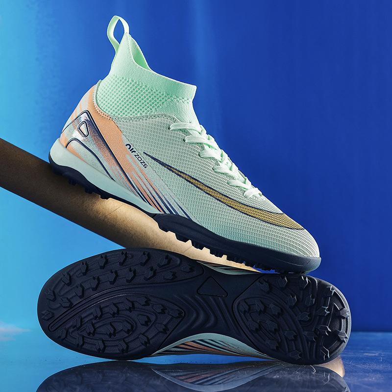 

Manufacturer s new adult girls football shoes high-top long nails ag student broken nails tf breathable training shoes men s shoes 33