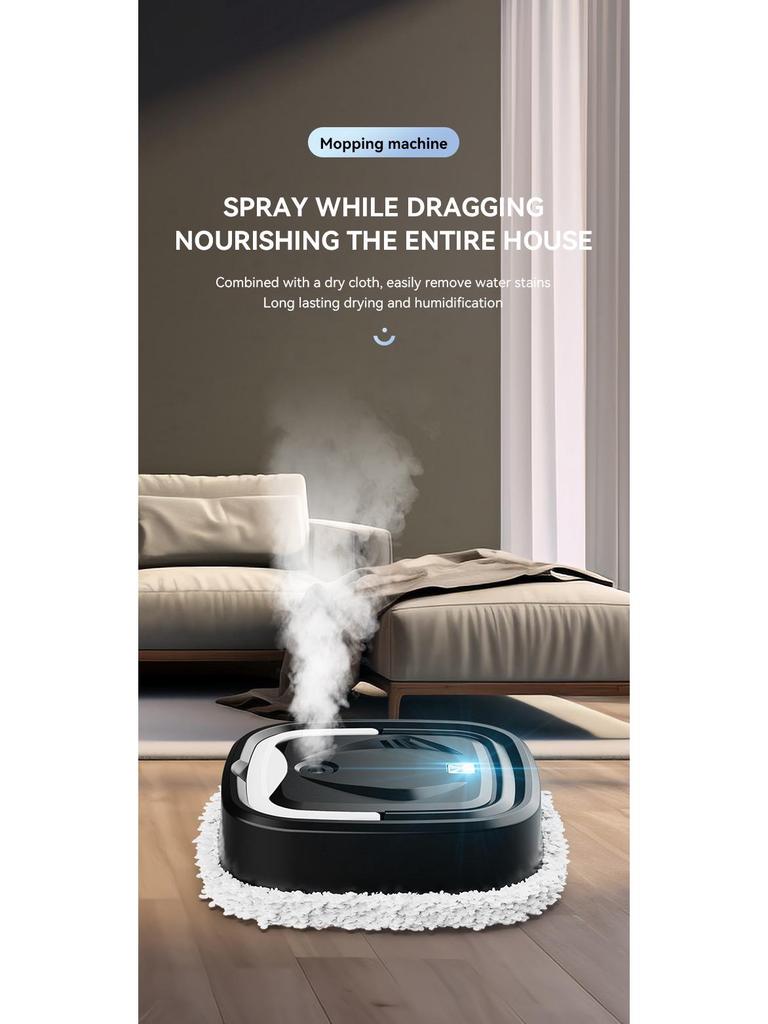 Cross-Border Robotic Vacuum: Automatic All-in-One Cleaner for Vacuuming, Sweeping, and Mopping - Intelligent, Multi-Function, and Compact.