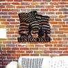 HELLOYOUNG Firefighter Metal Sign Custom Name Tribute Wall Art Fire Heroes Honor Gift