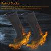 Elektriska Värmesockor för Män Kvinnor Batteridrivna Vintervarma Sockor Tvättbara Fotvärmare för Utomhus Camping Skidåkning