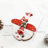 Christmas snowman old man elk plane wrought iron pendant hanging home desktop small ornament Christmas tree pendant