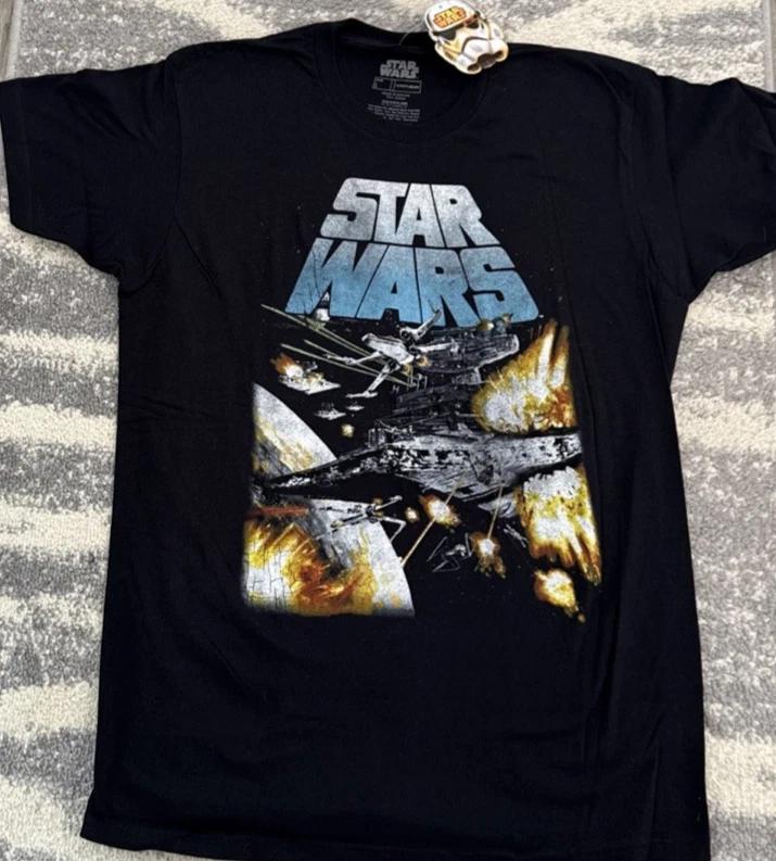 2016 Star Wars Star Destroyer Battle T-Shirt Official Licensed Tee Size Large L