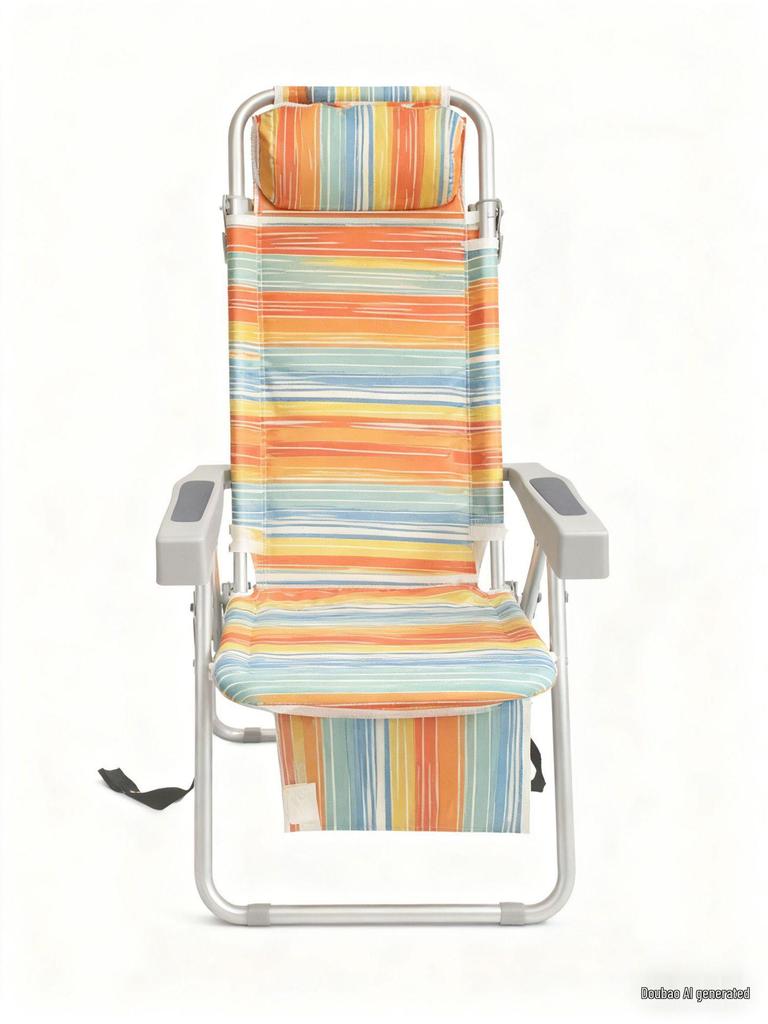 Adjustable Backrest Beach & Camping Folding Chair