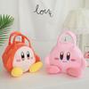 Kirby Plush Star Portable Tote Handbag Clutch Large Capacity Bento Bag Lunch