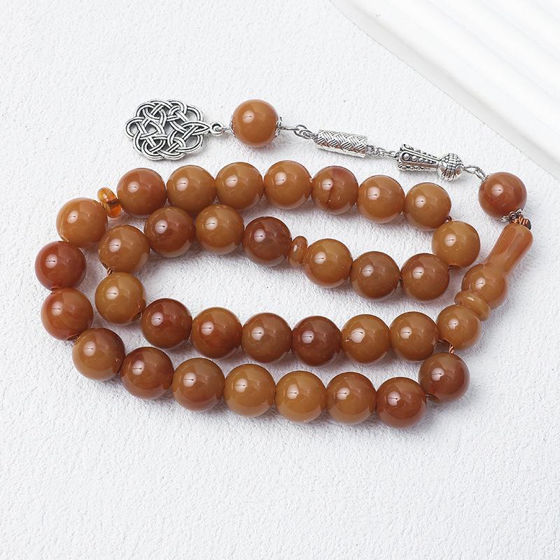 33-Bead 12mm Tasbih Muslim Prayer Bracelet Hui Arabic Jewelry