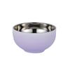 304 Stainless Steel Candy-Colored Kids Rice Bowl Heat-Resistant Soup Bowl  School Canteen