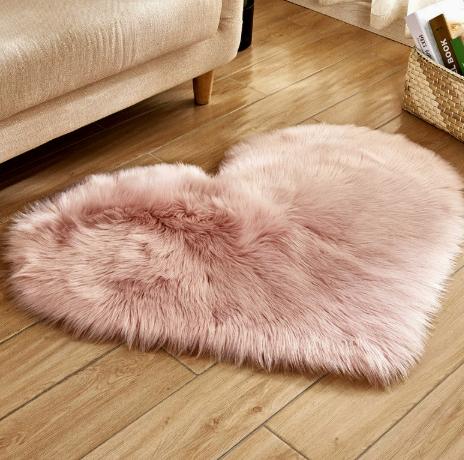 Heart Shaped Floor for Bedroom Living Room Entryway Home Decor