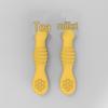 Flower-Shaped Silicone Chewing Spoon for Babies - Ideal for Feeding Purees and Cereal