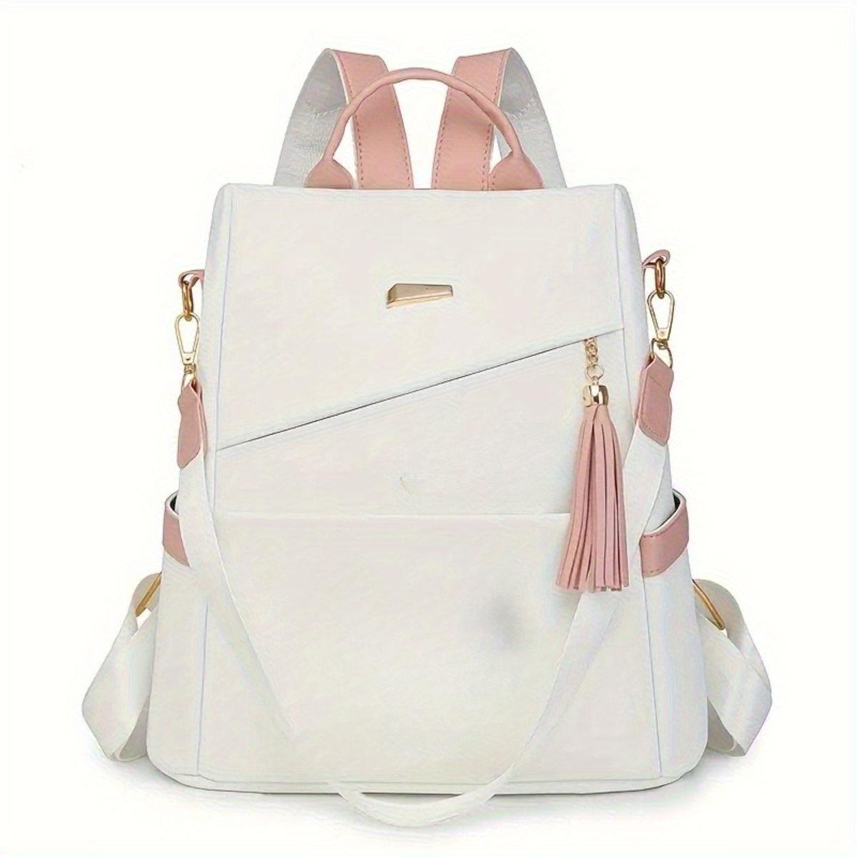 

Anti-theft Backpack 2025 New Fashion Soft Leather Dual-use Large-capacity Travel Backpack Light Commuter Bag