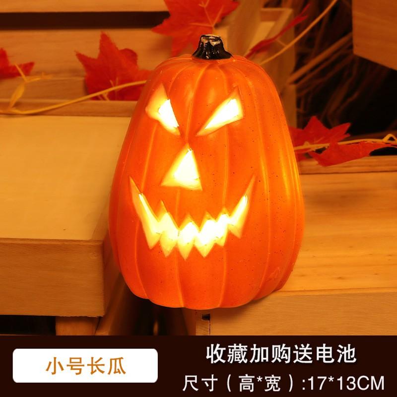 Halloween Pumpkin Lantern Decorations Spooky Party Props Haunted House Photo Booth Supplies