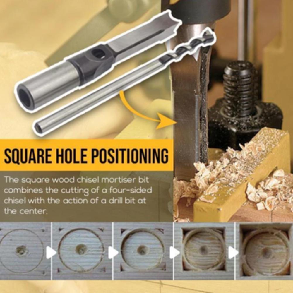 Buy Square Hole Saw Wood Drill Chisel 