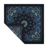 Trifong Bandana Black Bandana Adult Paisley Men's Bandana Blue Handkerchief Stylish 100% Cotton Unisex Women's 55cm x 55cm