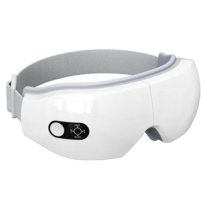 Multifunctional Eye Massager Portable Hot Compress Bluetooth Music Eye Massager Vibration Air Pressure Massage with Digital Display Relieve Fatigue