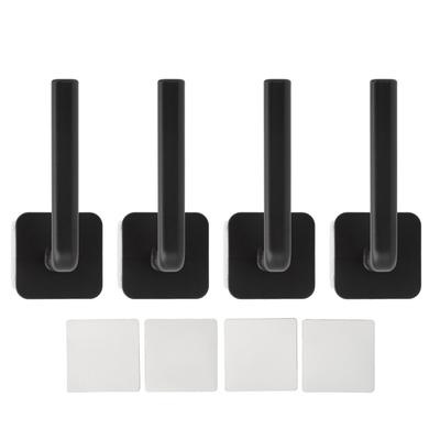 4 Pcs Adhesive Hat Hooks Hat Hangers Hat Display Rack for Wall Closet Baseball Caps Holder Display