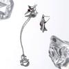 No Pierced Point Star Earring With Stone For Cartilage Ear Cuff Party Or Wear