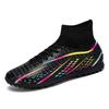 2025 New Professional Sports Indoor Flat Bottomed Football Shoes Teenagers Non Slip High-Tops Training Shoes Adult Durable Socce