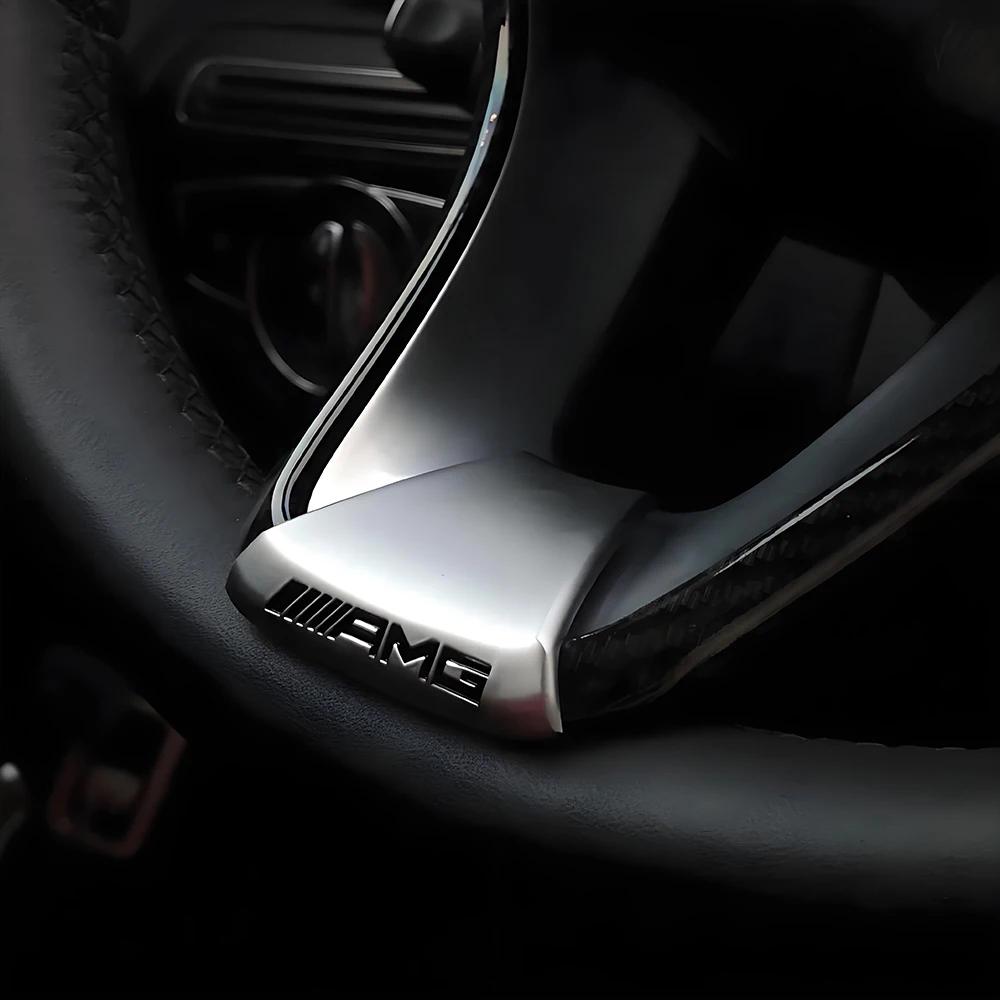 GLC GLB AMG Emblem Lenkrad Aufkleber Auto Innenraum Dekoration Zubehör für Mercedes Benz W204 W205 W203 W211 W212 W213 W