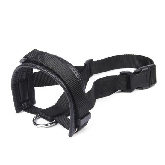 Hundemunnkurv Justerbar Løkke Nylon Munnkurv Pustende Anti-bjeffing Biting Tygging Munnkurv med Reflekterende Stropper for Liten Medium Stor Hund