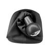 Gear Shift Cover, 5 Speed Gear Shift Stick Knob Dust Proof Cover Gaiter Boot Leather Replacement for Peugeot 207 307 406