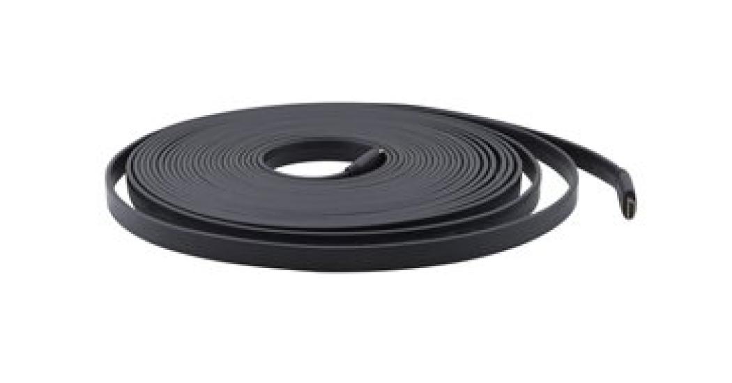 

Kramer HDMI Cable with High-Speed Ethernet, C-HM/HM/FLAT/ETH-3, 0.9m чёрный