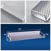 40cm Shower Caddy Rectangle Aluminum Bathroom Shower Organizers Bath Kitchen Spice Rack Holder Wall Mounted Rack Shelves Space
