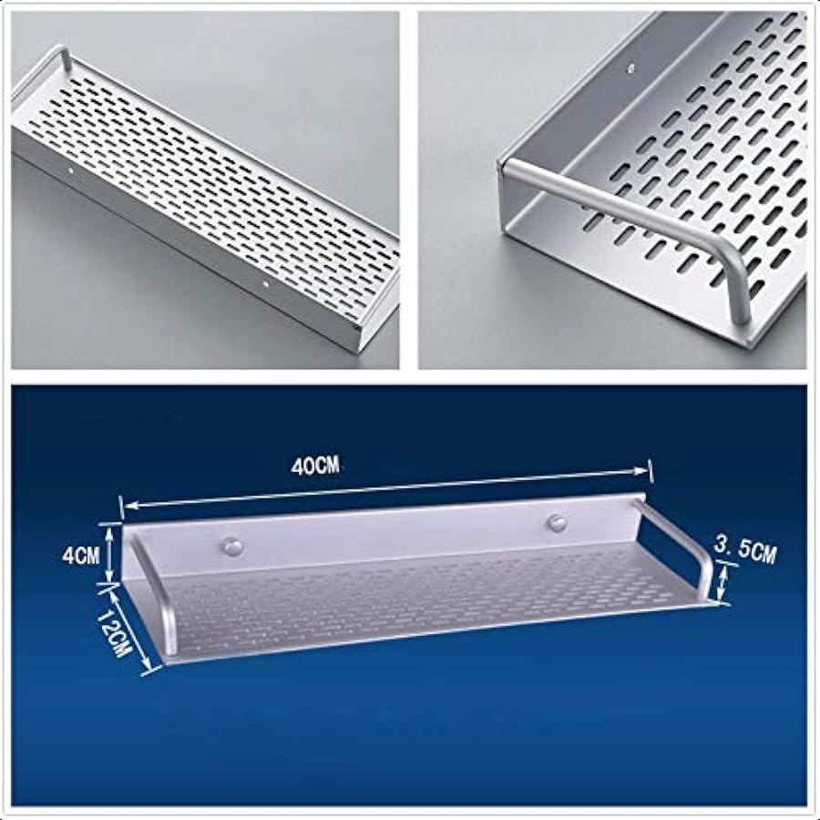 

40см Прямоугольная Алюминиевая Полка для Душа Органайзеры для Душа в Ванной Комнате Полка для Специй на Кухню Держатель Настенная Полка Полки Пространство United States