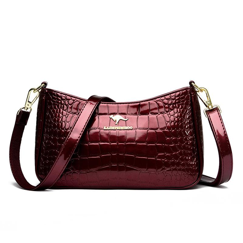 

Сумка из кожи с крокодиловым узором для женщин, роскошная сумка через плечо