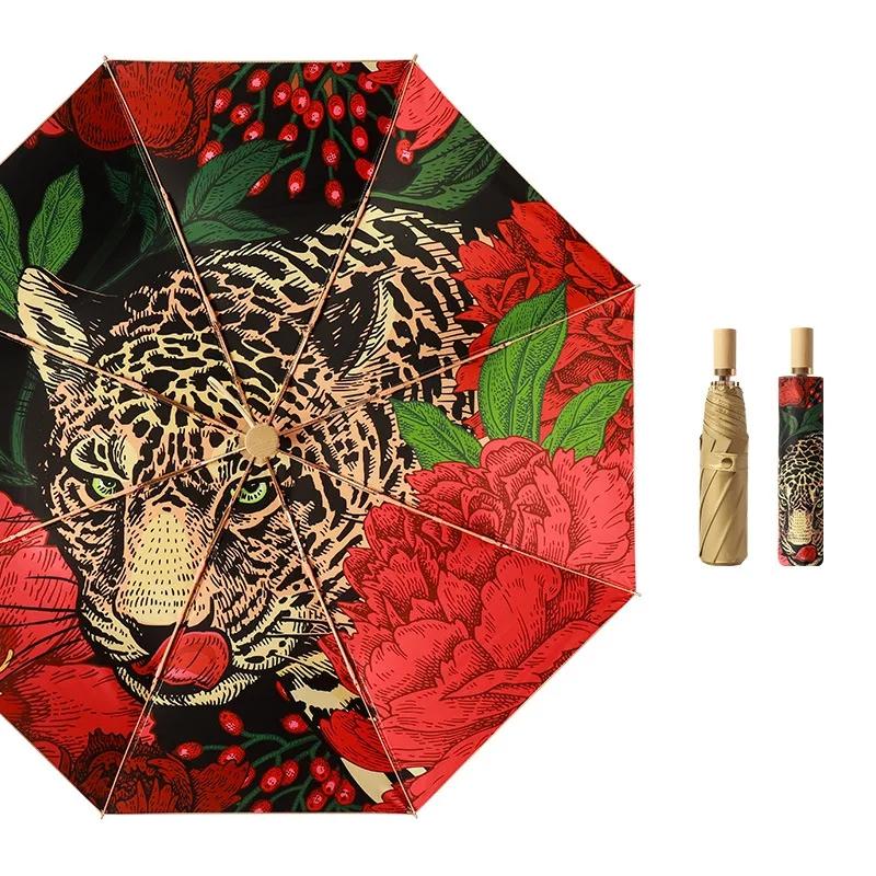 

Золотой полюс, золотая рамка, защита от солнца, зонт двойного назначения для солнечных и дождливых дней, подходят деловые подарки