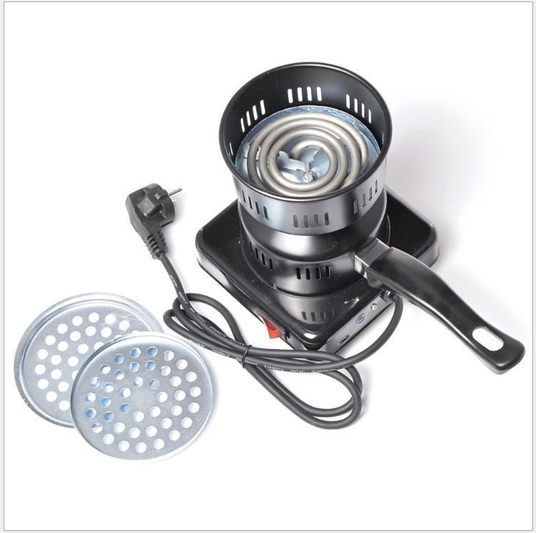 Electric Plug-In Charcoal Starter & Stove: Multi-Use Enclosed Warmer for Tea, Water Pipe, and Baking