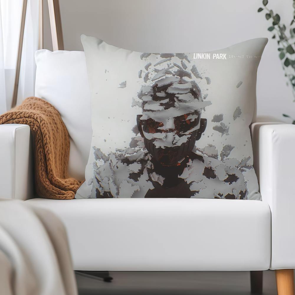 Rock Band L-Linkin P-park Pillow Case Applicable Space For Guest Rooms Interiors Cars Office House Decoration