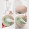 4Stk/Set Silikonmaskenpinsel Schüssel Messbecher DIY Puder Algenmaskenwerkzeuge Griff Multifunktionspinsel Gesichtsmaskenmischung