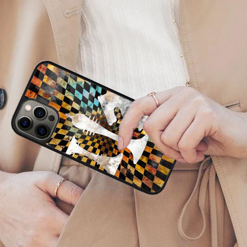 Chess Board Dark Horse Magnetic Phone Case For APPLE iPhone 17 Air 16 14 13 12 Pro Max 15 Plus Wireless Charge MagSafe Cover