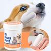 NEW Dog Finger Ear Wipes Soft Finger Cleaning Pads For Dog Ear Safe Plant-Based Cleanser Supplies For Pet Care Grooming Bathing