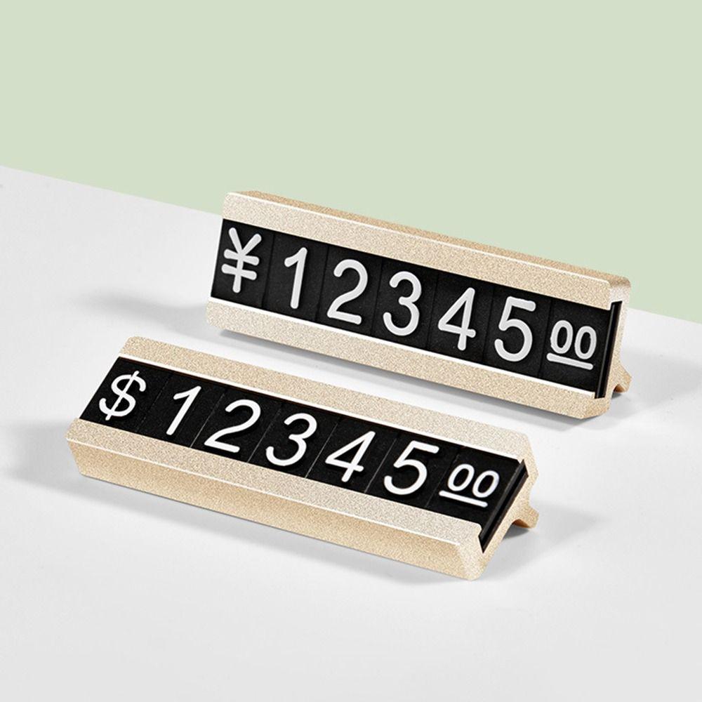 Metal Price Tag DIY Display Tag Simple Display Tag Rack  Jewelry