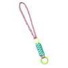 1Pc Color Combination Knot Mobile Lanyard Creative Short Braided Lanyard Mobile Phone Case Key Ring Can Be Detachable Anti-Loss