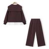 Montagut Kids' Faux Two-Piece Hooded Sweatshirt & Pants Set