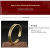 Messingarmband Metallfigur Vintage Herz-Sutra Sutra-Armband Massives Messing Wohnzimmerdekoration