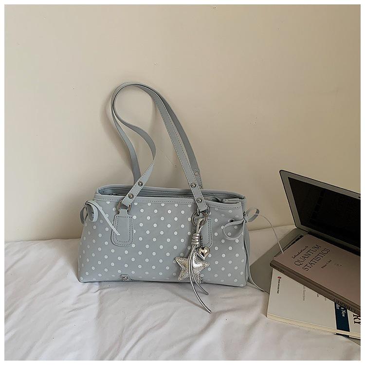 Spring 2026 Fashionable Women's Polka Dot Shoulder Bag