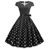 QICED Fashion Summer Spring Short Sleeve V-Neck Casual Dresses