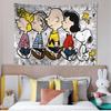 Cute Dog SSnoopy Printed Large Wall Tapestry Indian Buddha Wall Decoration Witchcraft Bohemian Hippie Wall Art Decor
